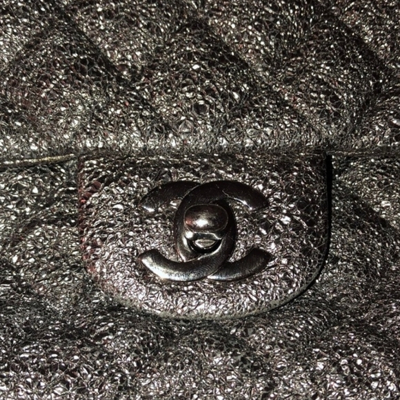 Chanel Metallic Quilted Classic Double Flap - Picture 2 of 7